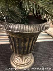 MaxSold Auction: Pre-Flocked Small Artificial Christmas Tree with Pine Cones - Dysart and Others (Ontario, Canada) SELLER MANAGED Downsizing Online Auction - Webb Circle