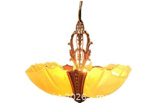 MaxSold Auction: Art Deco Five Light Slip Shade Chandelier Ceiling Fixture by Crown Lighting Co. Circa 1920 - Oakville (Ontario, Canada) PARTNER MANAGED Estate Sale Online Auction - Lakeshore Road West