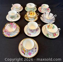 MaxSold Auction: English Bone China Porcelain Teacups and Saucers: Crown Staffordshire, Foley, and More - Oakville (Ontario, Canada) PARTNER MANAGED Estate Sale Online Auction - Lakeshore Road West