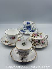 MaxSold Auction: English Teacups with Saucers: Staffordshire, Aynsley, Hammersley, Paragon and More - Oakville (Ontario, Canada) PARTNER MANAGED Estate Sale Online Auction - Lakeshore Road West
