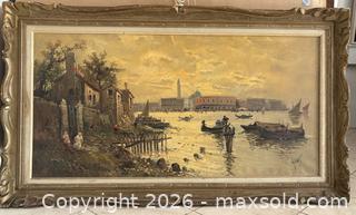 MaxSold Auction: Original Oil on Canvas of Classic Venetian Scene, Signed by Artist Antonio DeVity (1901-1993) - Oakville (Ontario, Canada) PARTNER MANAGED Estate Sale Online Auction - Lakeshore Road West