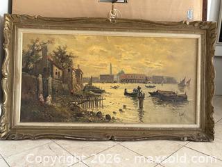 MaxSold Auction: Original Oil on Canvas of Classic Venetian Scene, Signed by Artist Antonio DeVity (1901-1993) - Oakville (Ontario, Canada) PARTNER MANAGED Estate Sale Online Auction - Lakeshore Road West