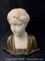 MaxSold Auction: Schumacher Carved White Marble and Bronze Bust of a Young Woman, Stamped - Oakville (Ontario, Canada) PARTNER MANAGED Estate Sale Online Auction - Lakeshore Road West