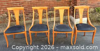 MaxSold Auction: Set of Four Pietro Costantini Gondola Dining Chairs for Ello - Oakville (Ontario, Canada) PARTNER MANAGED Estate Sale Online Auction - Lakeshore Road West