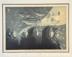 MaxSold Auction: Signed and Numbered Limited Edition Aquatint Etching "The Last Days of a Promise" by Michael Robinson (1948–2010) - Oakville (Ontario, Canada) PARTNER MANAGED Estate Sale Online Auction - Lakeshore Road West
