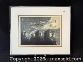 MaxSold Auction: Signed and Numbered Limited Edition Aquatint Etching "The Last Days of a Promise" by Michael Robinson (1948–2010) - Oakville (Ontario, Canada) PARTNER MANAGED Estate Sale Online Auction - Lakeshore Road West