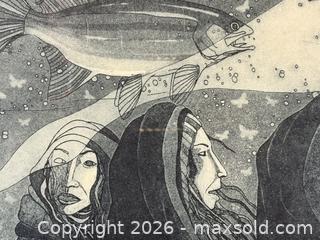 MaxSold Auction: Signed and Numbered Limited Edition Aquatint Etching "The Last Days of a Promise" by Michael Robinson (1948–2010) - Oakville (Ontario, Canada) PARTNER MANAGED Estate Sale Online Auction - Lakeshore Road West