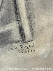 MaxSold Auction: Three Charcoal and Pencil Sketches Signed by Artist D. K. Raje - Oakville (Ontario, Canada) PARTNER MANAGED Estate Sale Online Auction - Lakeshore Road West