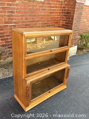 MaxSold Auction: Three Stack Barrister Bookcase *Companion to Lot #146 - Oakville (Ontario, Canada) PARTNER MANAGED Estate Sale Online Auction - Lakeshore Road West