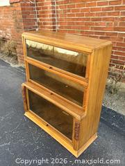 MaxSold Auction: Three Stack Barrister Bookcase *Companion to Lot #146 - Oakville (Ontario, Canada) PARTNER MANAGED Estate Sale Online Auction - Lakeshore Road West