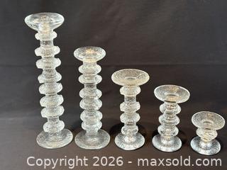 MaxSold Auction: Vintage Iittala Festivo Candlestick Set of 5: Mid-Century Modern Icicle Design - Oakville (Ontario, Canada) PARTNER MANAGED Estate Sale Online Auction - Lakeshore Road West