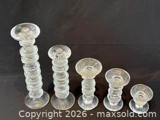 MaxSold Auction: Vintage Iittala Festivo Candlestick Set of 5: Mid-Century Modern Icicle Design - Oakville (Ontario, Canada) PARTNER MANAGED Estate Sale Online Auction - Lakeshore Road West