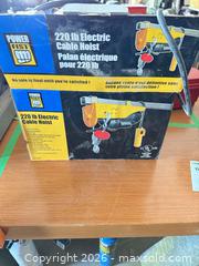 MaxSold Auction: Power Fist 220 lb Electric Cable Hoist A - Surrey (British Columbia, Canada) Estate Sale Online Auction - 88 Avenue