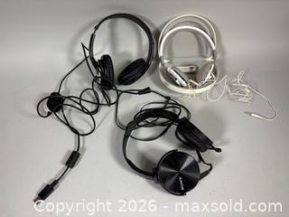 MaxSold Auction: BOWERS & WILKINS, MICROSOFT, and SONY MDR-XB450 Headphones  - Toronto (Ontario, Canada) SELLER MANAGED Reseller Online Auction - Chesswood Drive