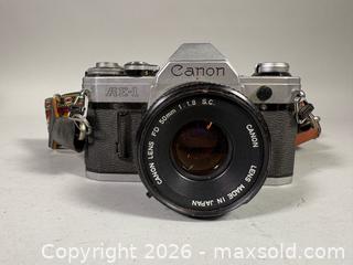 MaxSold Auction: CANON AE 1 Camera, CANON 310XL SUPER 8 Movie Camera, VIVITAR Flash, Lens, and More - Toronto (Ontario, Canada) SELLER MANAGED Reseller Online Auction - Chesswood Drive