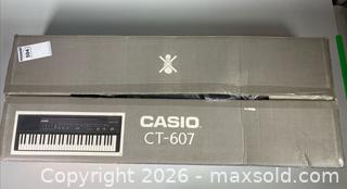 MaxSold Auction: CASIO CT- 607 Keyboard - Toronto (Ontario, Canada) SELLER MANAGED Reseller Online Auction - Chesswood Drive