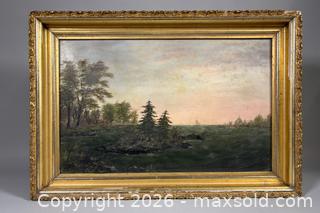 MaxSold Auction: Framed Oil or Acrylic Painting on Canvas - Toronto (Ontario, Canada) SELLER MANAGED Reseller Online Auction - Chesswood Drive