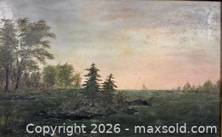 MaxSold Auction: Framed Oil or Acrylic Painting on Canvas - Toronto (Ontario, Canada) SELLER MANAGED Reseller Online Auction - Chesswood Drive