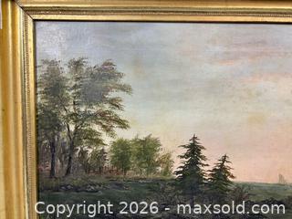 MaxSold Auction: Framed Oil or Acrylic Painting on Canvas - Toronto (Ontario, Canada) SELLER MANAGED Reseller Online Auction - Chesswood Drive