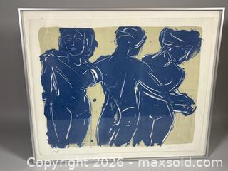 MaxSold Auction: LESTER JOHNSON Signed, Numbered, and Framed Mixed Media Print  - Toronto (Ontario, Canada) SELLER MANAGED Reseller Online Auction - Chesswood Drive