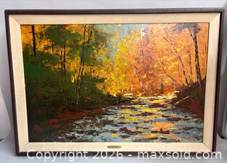 MaxSold Auction: Signed and Framed Oil Painting - Toronto (Ontario, Canada) SELLER MANAGED Reseller Online Auction - Chesswood Drive