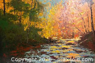 MaxSold Auction: Signed and Framed Oil Painting - Toronto (Ontario, Canada) SELLER MANAGED Reseller Online Auction - Chesswood Drive