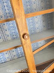 MaxSold Auction: Vintage Solid Wood Hutch Cabinet with Glass Display & Drawers - Milton (Ontario, Canada) SELLER MANAGED Downsizing Online Auction - Irving Terrace