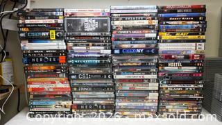 MaxSold Auction: collection of approximately 97 physical media titles, predominantly DVDs and multi-disc TV - Toronto (Ontario, Canada) SELLER MANAGED Reseller Online Auction - Dartmoor Drive