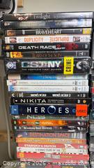 MaxSold Auction: collection of approximately 97 physical media titles, predominantly DVDs and multi-disc TV - Toronto (Ontario, Canada) SELLER MANAGED Reseller Online Auction - Dartmoor Drive