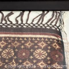 MaxSold Auction: Framed Indonesian Silk Textile Wall Hanging, Brown & Gold - Chatham (New Jersey, USA) PARTNER MANAGED Estate Sale Online Auction - River Road