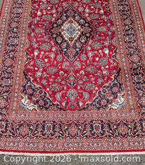 MaxSold Auction: Hand-Knotted Persian Floral Medallion Wool Area Rug, 8' x 10' - Chatham (New Jersey, USA) PARTNER MANAGED Estate Sale Online Auction - River Road