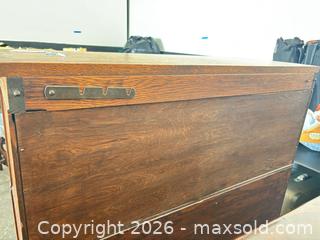 MaxSold Auction: Oak Arts & Crafts / Mission Barrister Bookcase, 3 Stackable Sections - Chatham (New Jersey, USA) PARTNER MANAGED Estate Sale Online Auction - River Road