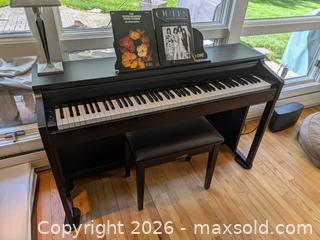 MaxSold Auction: The ONE 88-Key Digital Console Piano, Black/Dark Wood - Chatham (New Jersey, USA) PARTNER MANAGED Estate Sale Online Auction - River Road