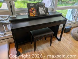 MaxSold Auction: The ONE 88-Key Digital Console Piano, Black/Dark Wood - Chatham (New Jersey, USA) PARTNER MANAGED Estate Sale Online Auction - River Road