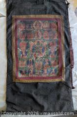 MaxSold Auction: Tibetan Thangka of Multiple Buddhist Deities on Silk Brocade - Chatham (New Jersey, USA) PARTNER MANAGED Estate Sale Online Auction - River Road