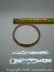 MaxSold Auction: 10k Yellow Gold Hinged Bangle Bracelet, 2.4 in Diameter - Brantford (Ontario, Canada) PARTNER MANAGED Estate Sale Online Auction - Marshall Street