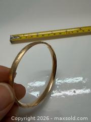 MaxSold Auction: 10k Yellow Gold Hinged Bangle Bracelet, 2.4 in Diameter - Brantford (Ontario, Canada) PARTNER MANAGED Estate Sale Online Auction - Marshall Street
