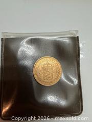 MaxSold Auction: 1912 Netherlands 5 Gulden Gold Coin - Brantford (Ontario, Canada) PARTNER MANAGED Estate Sale Online Auction - Marshall Street