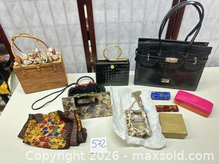 MaxSold Auction: Assorted Lot of handbags and accessories  - Warwick (Rhode Island, USA) SELLER MANAGED Reseller Online Auction - Warwick Avenue