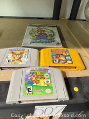 MaxSold Auction: Games N64 & GameCube: Super Mario 64, Donkey Kong 64, Mario Party 2, Super Mario Sunshine - Warwick (Rhode Island, USA) SELLER MANAGED Reseller Online Auction - Warwick Avenue