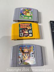 MaxSold Auction: Games N64 & GameCube: Super Mario 64, Donkey Kong 64, Mario Party 2, Super Mario Sunshine - Warwick (Rhode Island, USA) SELLER MANAGED Reseller Online Auction - Warwick Avenue