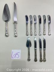 MaxSold Auction: Gorham Ornate Rococo Stainless Steel Flatware assorted pieces  - Warwick (Rhode Island, USA) SELLER MANAGED Reseller Online Auction - Warwick Avenue