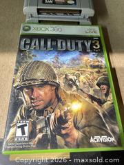 MaxSold Auction: Lot: Xbox 360 Call of Duty 3 and 4 Nintendo 64 Cartridges - Warwick (Rhode Island, USA) SELLER MANAGED Reseller Online Auction - Warwick Avenue
