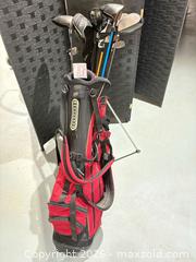 MaxSold Auction: Mixed Brands Right Hand Golf Clubs & Stand Bag with Multiple Drivers - Warwick (Rhode Island, USA) SELLER MANAGED Reseller Online Auction - Warwick Avenue