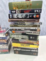 MaxSold Auction: Mixed DVD Lot — Movies, TV Series & Documentaries (30) - Warwick (Rhode Island, USA) SELLER MANAGED Reseller Online Auction - Warwick Avenue