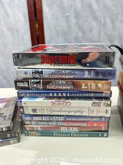 MaxSold Auction: Mixed DVD Lot — Movies, TV Series & Documentaries (30) - Warwick (Rhode Island, USA) SELLER MANAGED Reseller Online Auction - Warwick Avenue