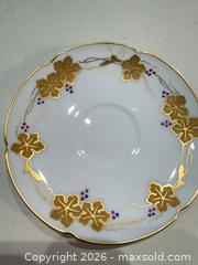MaxSold Auction: Vintage China Floral Demitasse Coffee Set with Glass Decanter & Serving Tray - Warwick (Rhode Island, USA) SELLER MANAGED Reseller Online Auction - Warwick Avenue