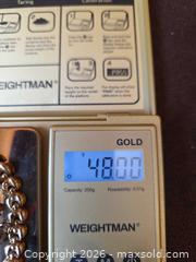MaxSold Auction: 14K Yellow Gold Bracelet & Necklace with Clear CZ Accents, 48.0 g - Aurora (Colorado, USA) SELLER MANAGED Estate Sale Online Auction - East Lasalle Place