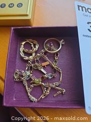 MaxSold Auction: Assorted 10 k Gold- with Multi-Colored Semi-Precious Stones stamped - Aurora (Colorado, USA) SELLER MANAGED Estate Sale Online Auction - East Lasalle Place