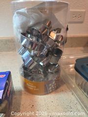 MaxSold Auction: Baking Supplies Lot: Cookie Cutters, Glass Dish, Silicone Lids - Aurora (Colorado, USA) SELLER MANAGED Estate Sale Online Auction - East Lasalle Place